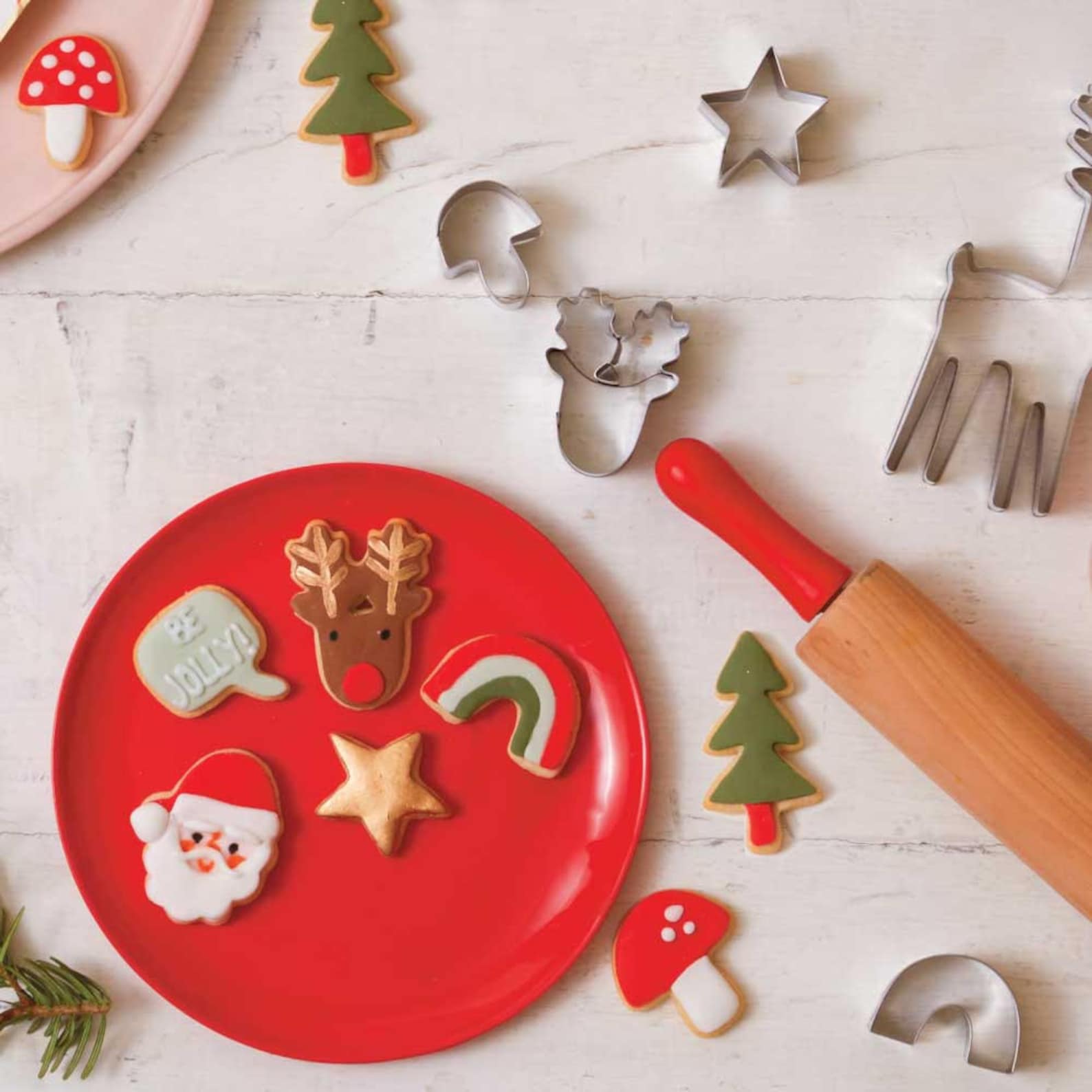 Mini Christmas Cookie Cutters Set of 7 Etsy