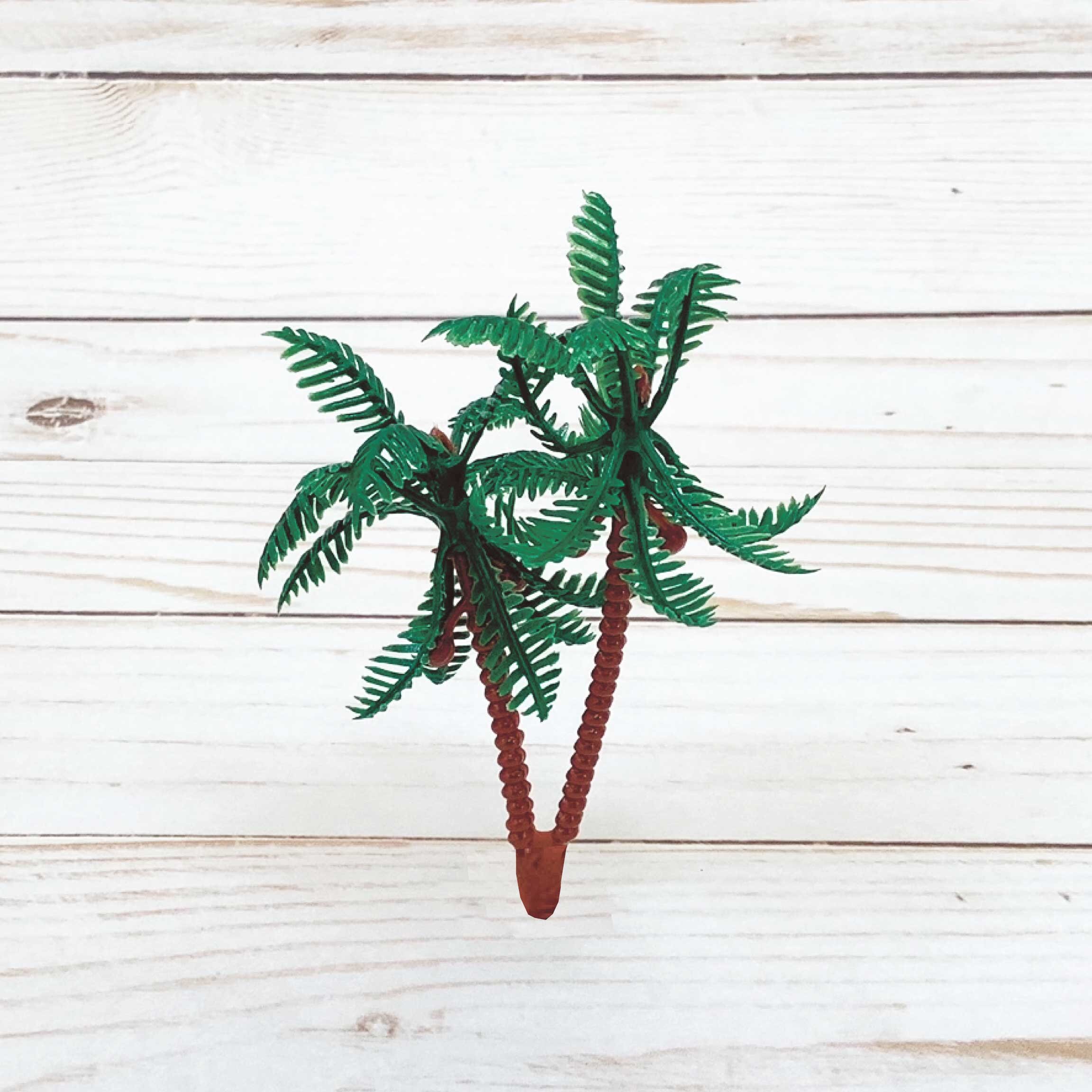 Palm Tree Cake Toppers Miniature Trees Cupcake Picks & Craft Etsy