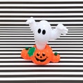 Ghost with Pumpkin, Halloween decorations for cakes, Halloween party decoratons, Retro cake topper