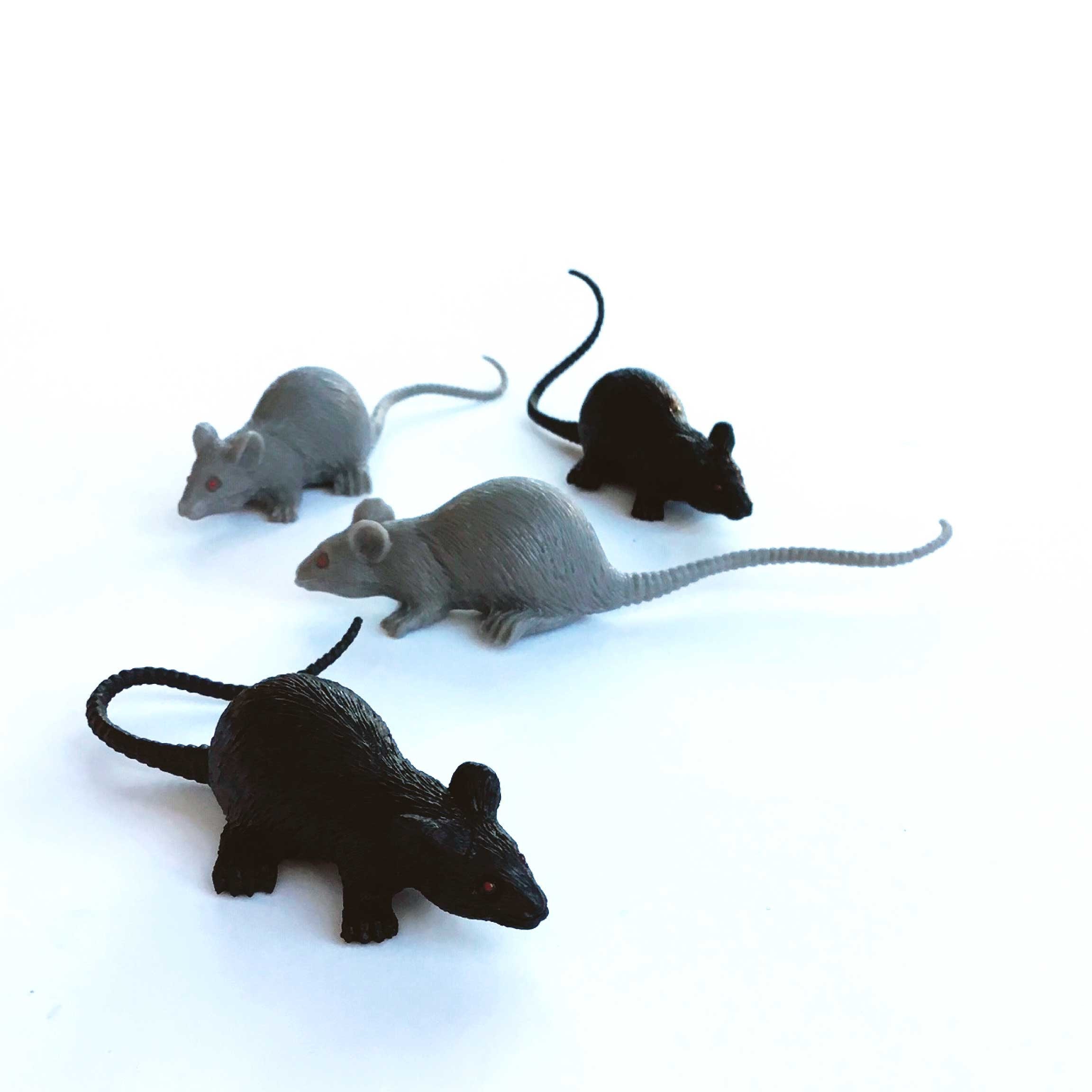 6 Fake Mice Realistic Rodents Gross Creepy Scary Plastic Etsy