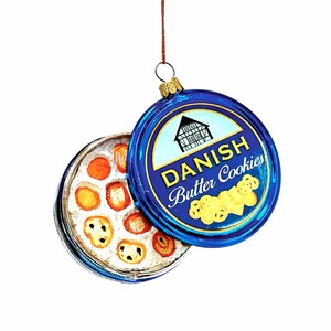Adorno de galleta de mantequilla danesa, vidrio, Cody Foster imagen 4