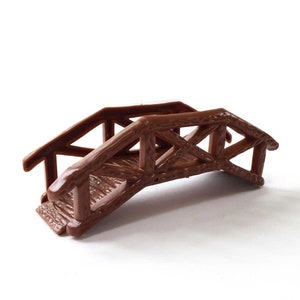 Plastic Bridge Cake Topper, Miniature Foot Bridge