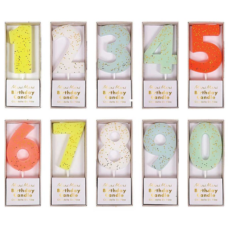 Large Number Candles Birthday Candles Numbers Number Cake Etsy