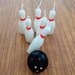 Bowling Pin Candles Cupcake Cake Toppers Bowling Ball Novelty Games Party Supplies Man Woman Birthday Candles 