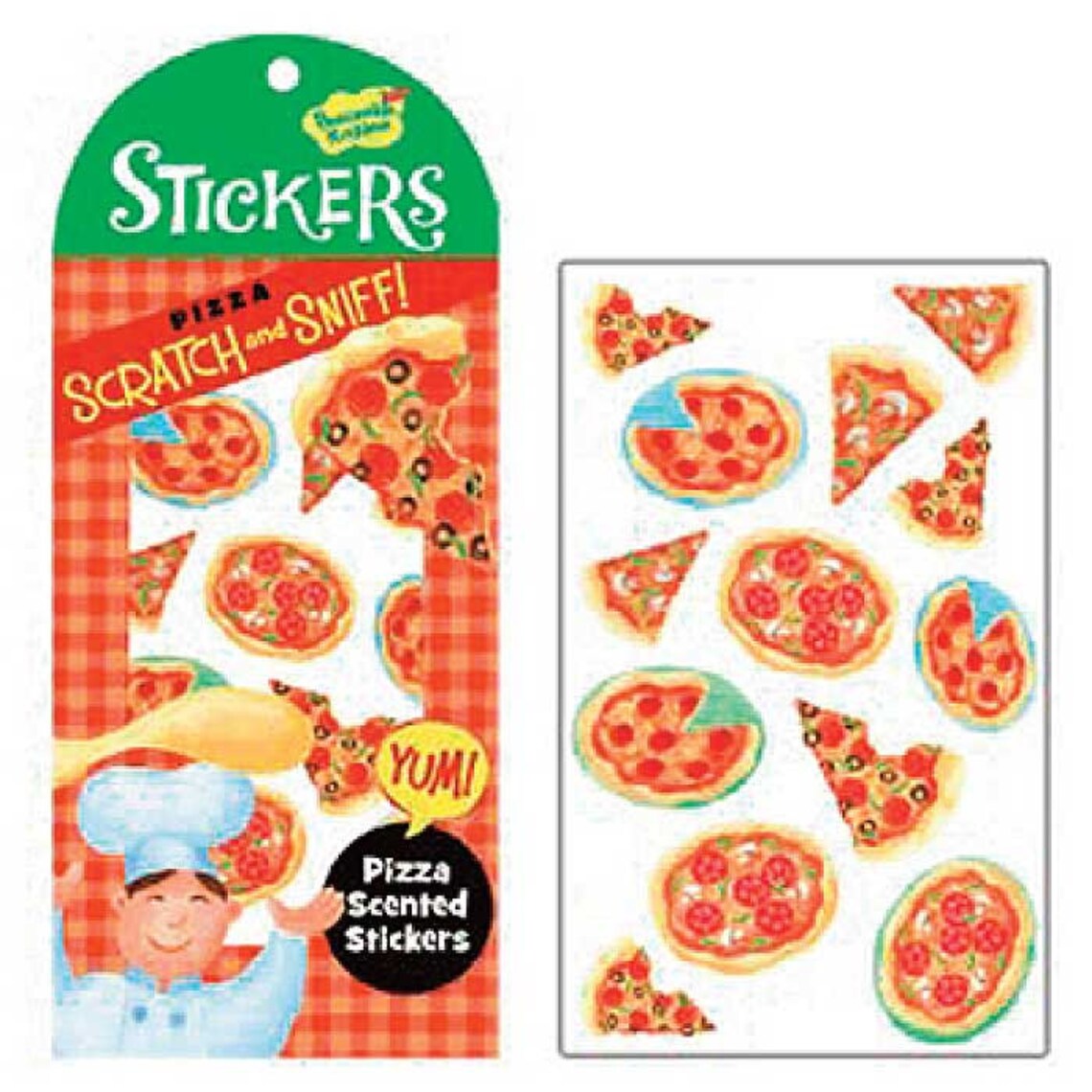 Pizza Scratch and Sniff Stickers Teens Game Movie Night Etsy