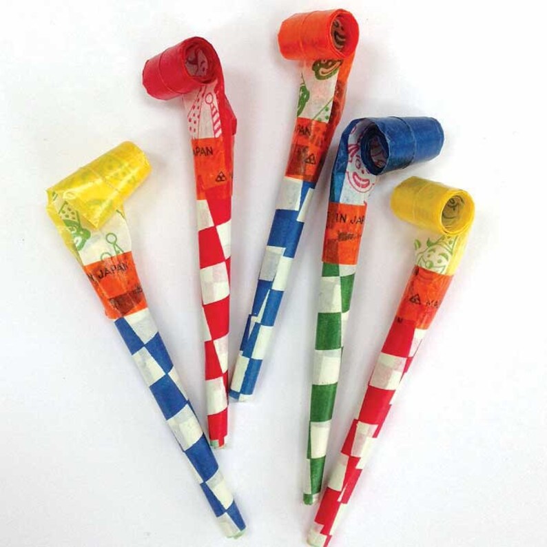 6 Vintage Party Blowers Collectible Party Supplies Party Etsy