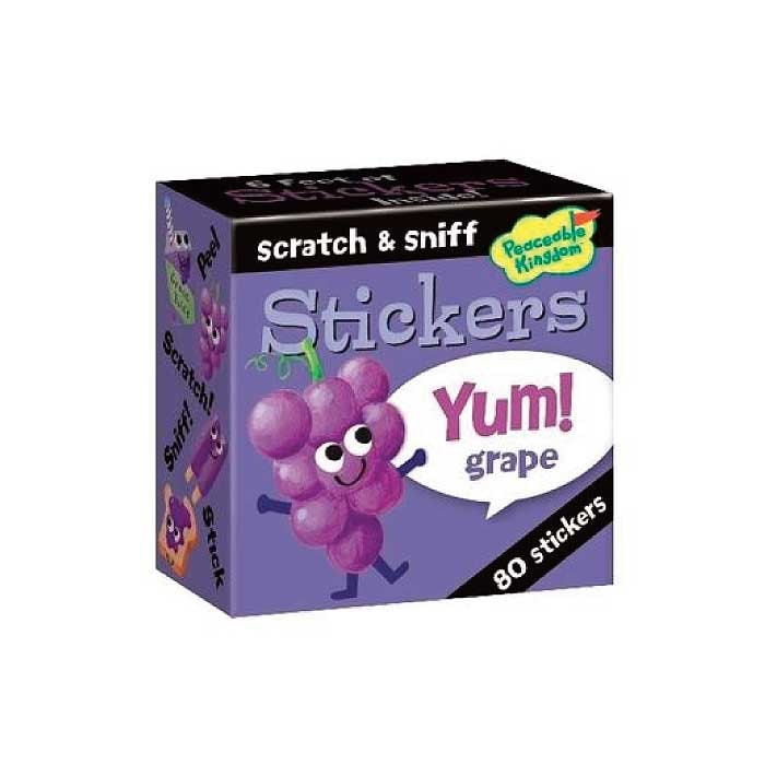 Grape Bubble Gum Roller Skate EverythingSmells Scratch & Sniff Sticker