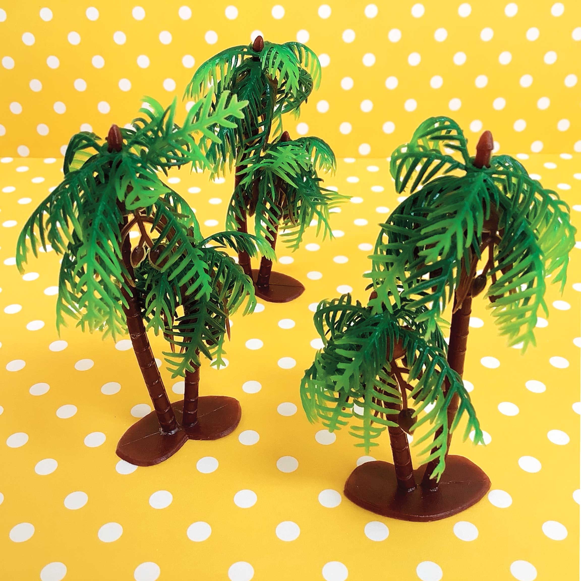 Palm Tree Toppers Beach Tropical Luau Island Baking Etsy