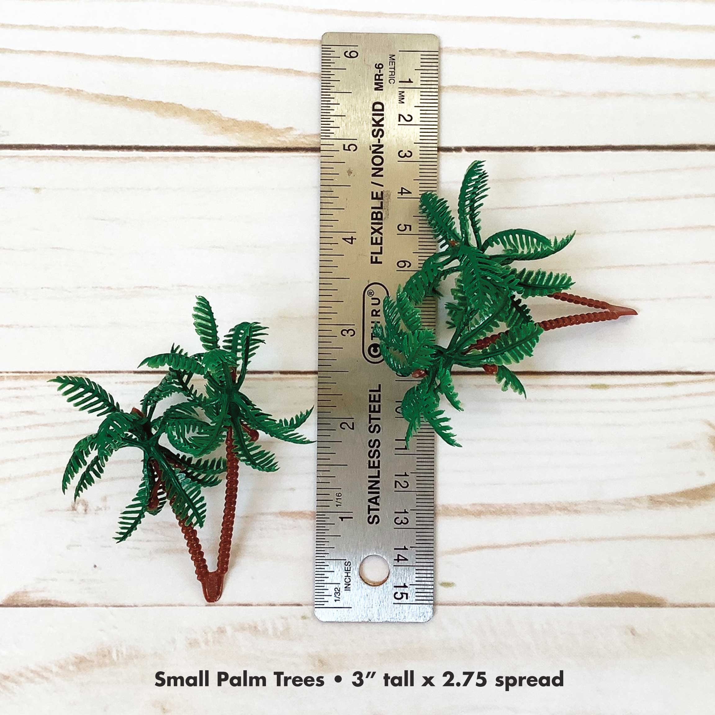 Palm Tree Cake Toppers Miniature Trees Cupcake Picks & Craft Etsy