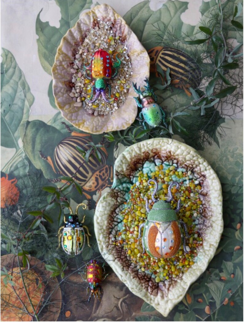 Forest Floor Bug Ornaments