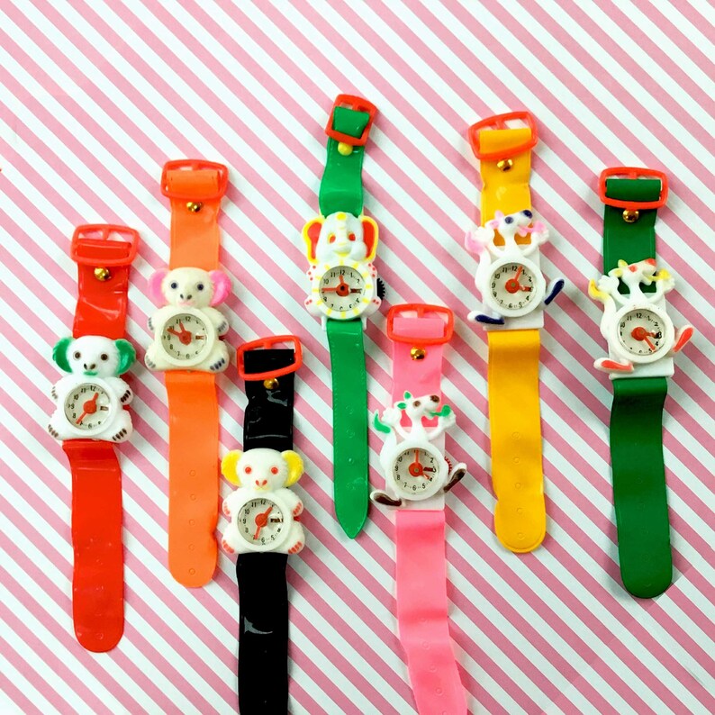 Vintage Toy Watch Plastic Animal Watch Play Watch for Etsy