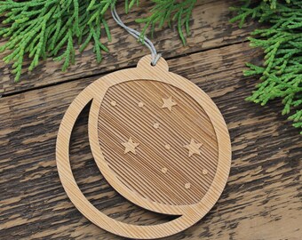 Moon + Stars Ornament