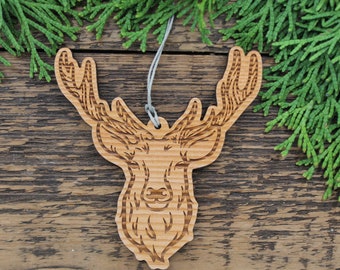 Stag Head Ornament
