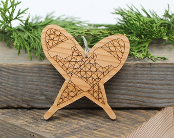 Snowshoe Ornament