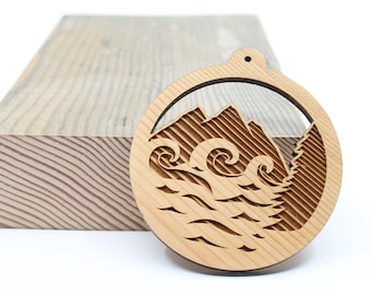 Seaside Mountain Ornament