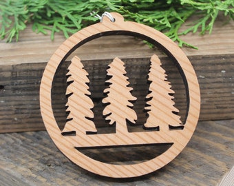 Three Tree Ornament