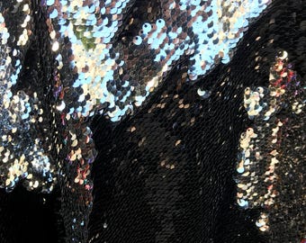 Scale Seaweed Sequins Mesh Fabric CHAMPAGNE By The Yard Evening Dress Decor Prom Fish Sequins Shiny