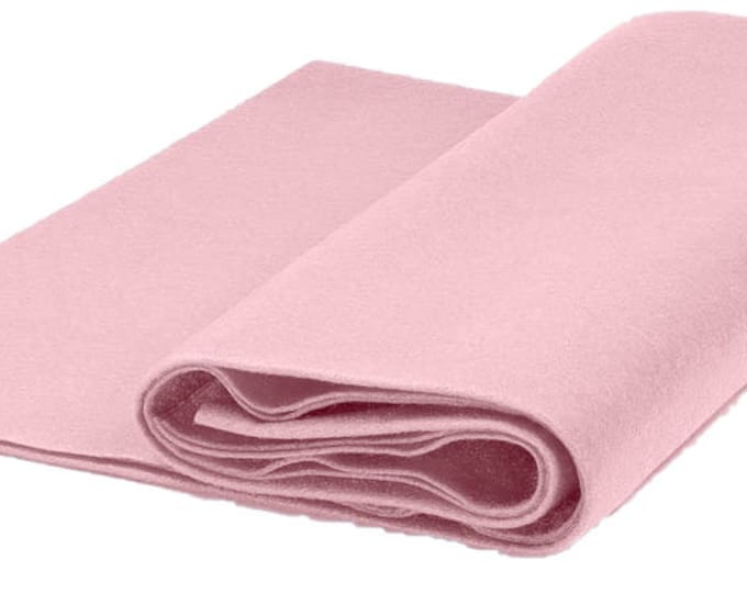Acrylic Craft Felt Fabric by The Yard 72" Wide - Light Pink