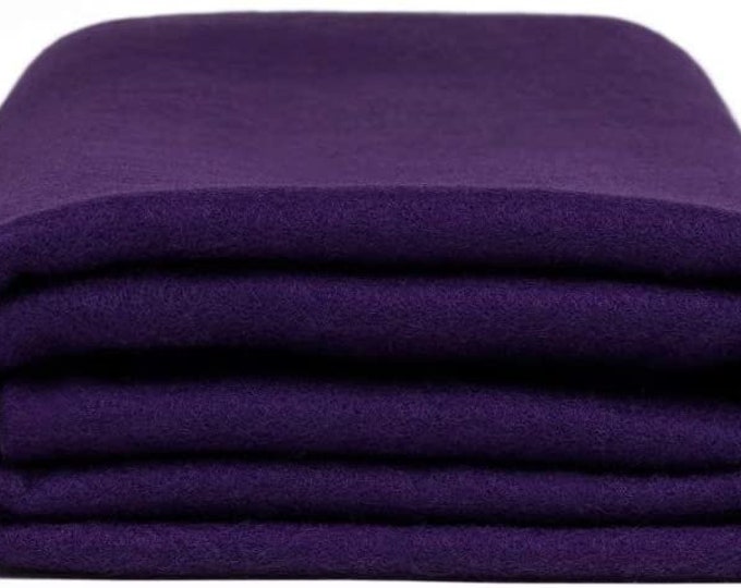 Acrylic Craft Felt Fabric by The Yard 72" Wide - eggplant