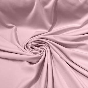Pink 59/60&quot; Wide 100% Polyester Wrinkle Free Stretch Double Knit Scuba Fabric/cosplay/costumes.