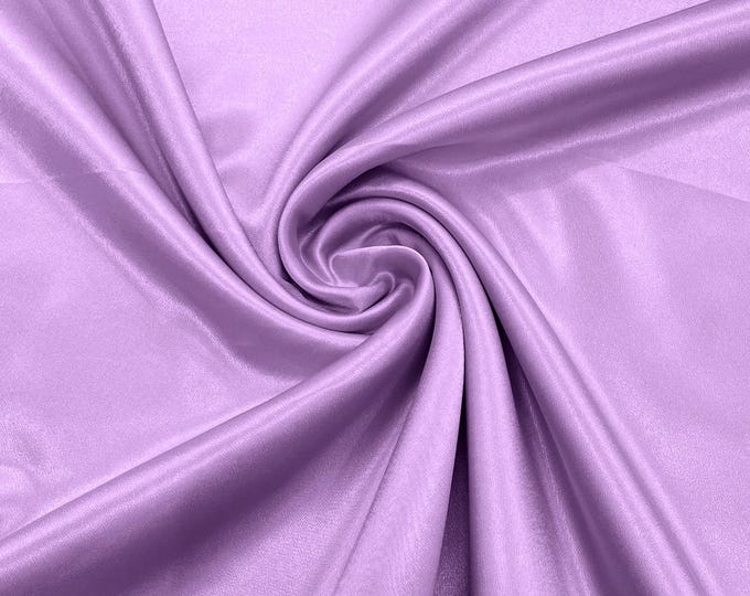 Lavender Crepe Back Satin Fabric 58" Wide| Bridal| Prom| Nightgown| Wedding.