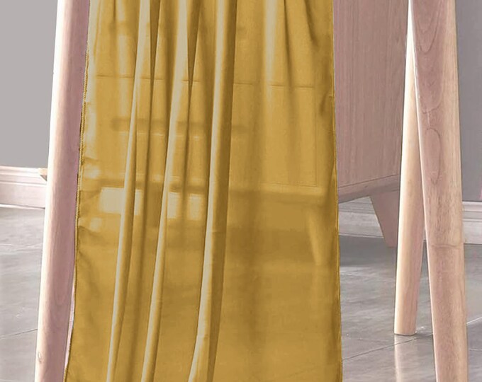 Gold - Chiffon Sheer Table Runner for Wedding, Decorations for Birthday Parties, Banquets, Engagements.