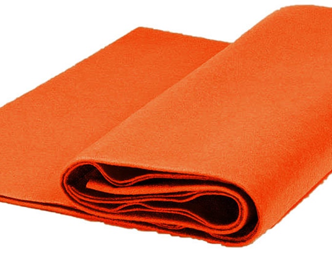 Acrylic Craft Felt Fabric by The Yard 72" Wide - Orange
