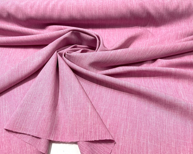 Pink Two-Tone Melange Poplin 58” Wide/ Polyester Poplin Fabric.