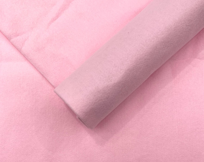 Pink Acrylic Craft Felt Fabric by The Yard 72" Wide.