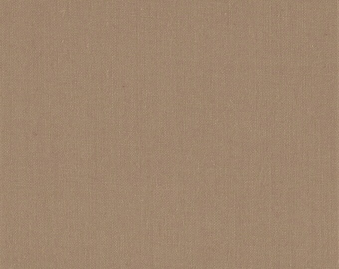 Khaki 58-59" Wide Premium Light Weight Poly Cotton Blend Broadcloth Fabric Sold By The Yard.