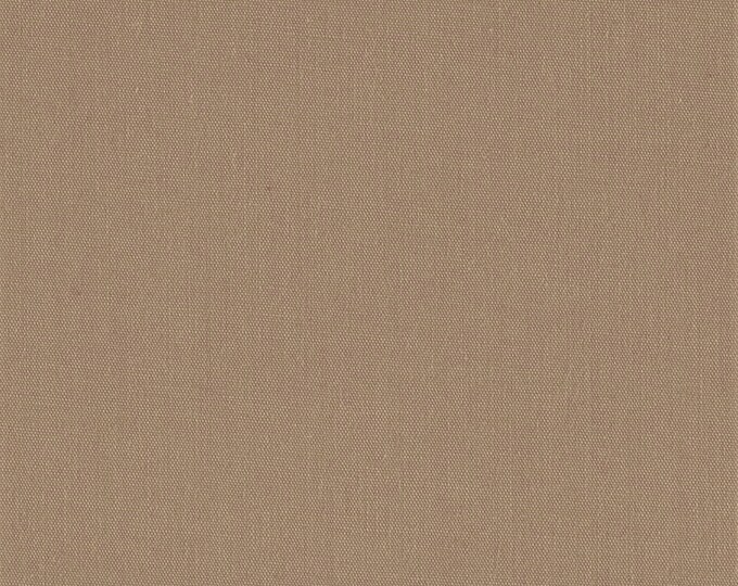 Khaki 58-59" Wide Premium Light Weight Poly Cotton Blend Broadcloth Fabric Sold By The Yard.