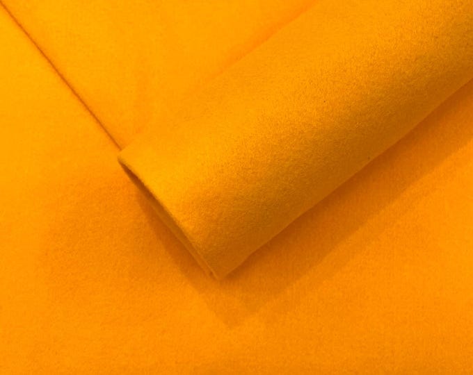 Golden Rod Acrylic Craft Felt Fabric by The Yard 72" Wide.