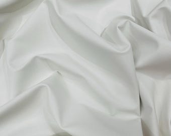 White - Stretch Vinyl Fabric, Plaid Pattern, 4-Way Stretch, Medium Weight, Sold By The Yard.