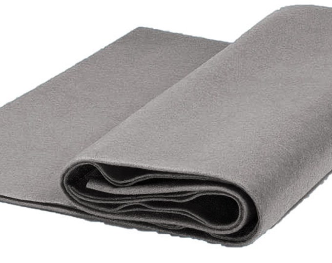 Acrylic Craft Felt Fabric by The Yard 72" Wide - Silver