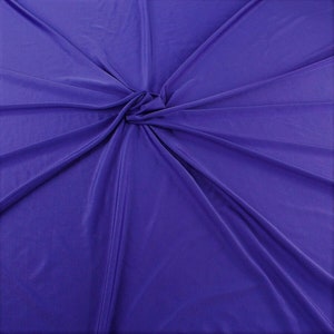 Purple Shiny Milliskin Nylon Spandex Fabric 4 Way Stretch 58&quot; Wide Sold by The Yard