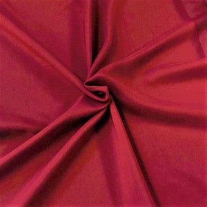 Cranberry 58/60" de ancho 100% poliéster suave, liviano, transparente, tela de gasa transparente Se vende cortado a la medida.