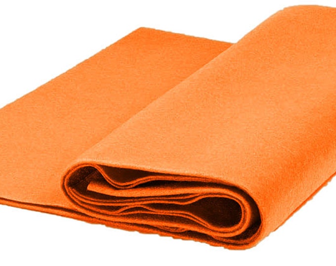 Acrylic Craft Felt Fabric by The Yard 72" Wide - Light Orange