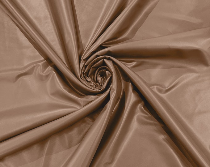 Spandex Matte PU Vinyl Fabric-56 Inches Wide-(Matte Latex Stretch) - Sold By The Yard - Champagne