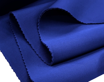 Royal Blue 58/60" Wide 90% Polyester / 10 percent Spandex Neoprene Scuba Fabric Sold By The Yard.