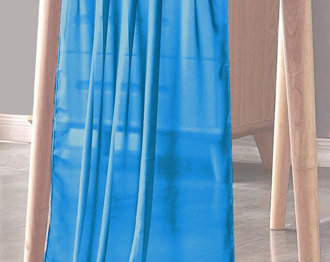 Turquoise  - Chiffon Sheer Table Runner for Wedding, Decorations for Birthday Parties, Banquets, Engagements.