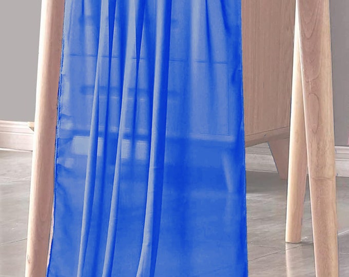 Light Royal Blue - Chiffon Sheer Table Runner for Wedding, Decorations for Birthday Parties, Banquets, Engagements.