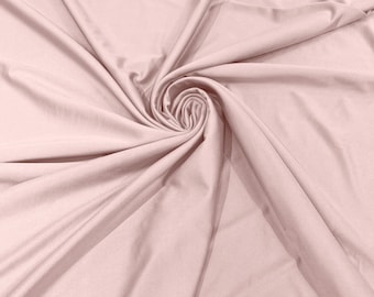 Ice Pink Shiny Spandex Fabric | 4-Way Stretch Nylon, Swim & Costume.