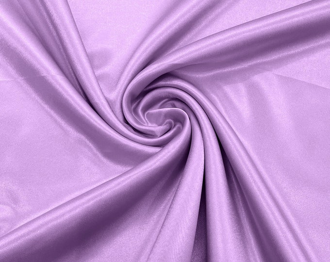 Lavender Crepe Back Satin Bridal Fabric Draper/Prom/Wedding/58" Inches Wide Japan Quality.