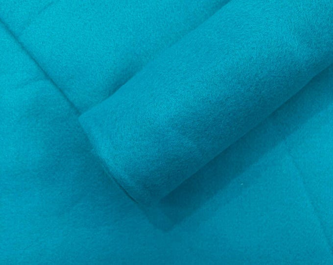 Dark Turquoise Acrylic Craft Felt Fabric by The Yard 72" Wide.