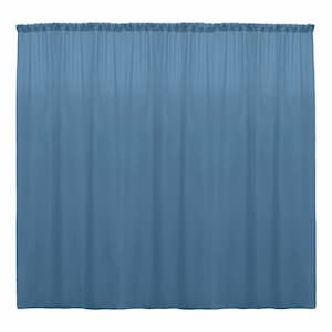 Periwinkle SEAMLESS Backdrop Drape Panel, All Sizes Available in Polyester Poplin, Party Supplies Curtains.