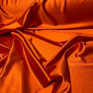 open lace back dress Burnt Orange Silk Taffeta