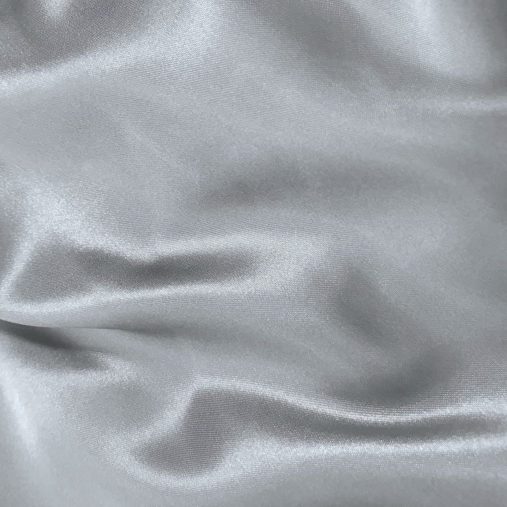 Silk Satin Fabric Grey Silk Supplies Gray Fabric by Yard Fabric Silk  Squares Silver Bridal Fabric Fat Quarter Silk Materiral by the Yard 