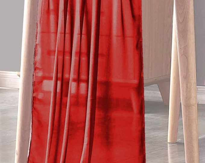 Red - Chiffon Sheer Table Runner for Wedding, Decorations for Birthday Parties, Banquets, Engagements.
