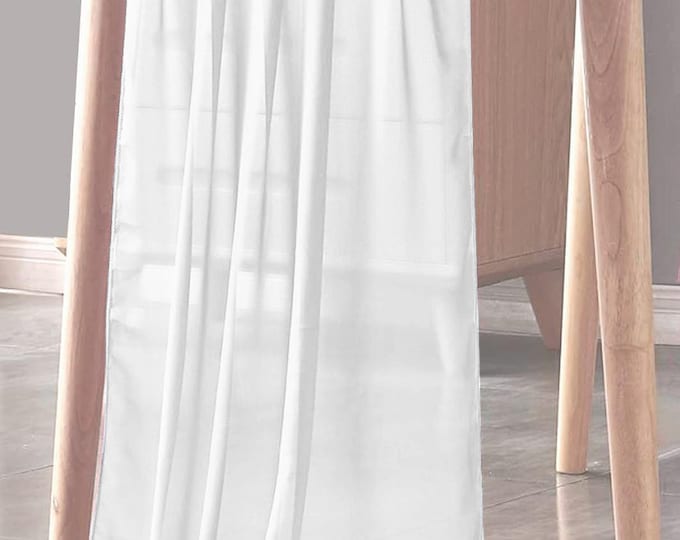 White - Chiffon Sheer Table Runner for Wedding, Decorations for Birthday Parties, Banquets, Engagements.