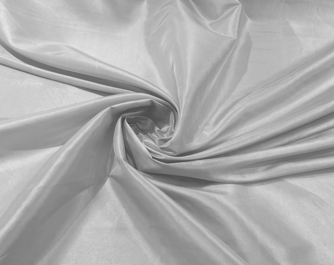 Solid Taffeta Fabric/ Taffeta Fabric By the Yard/ Apparel, Costume, Dress, Cosplay, Wedding. Off White